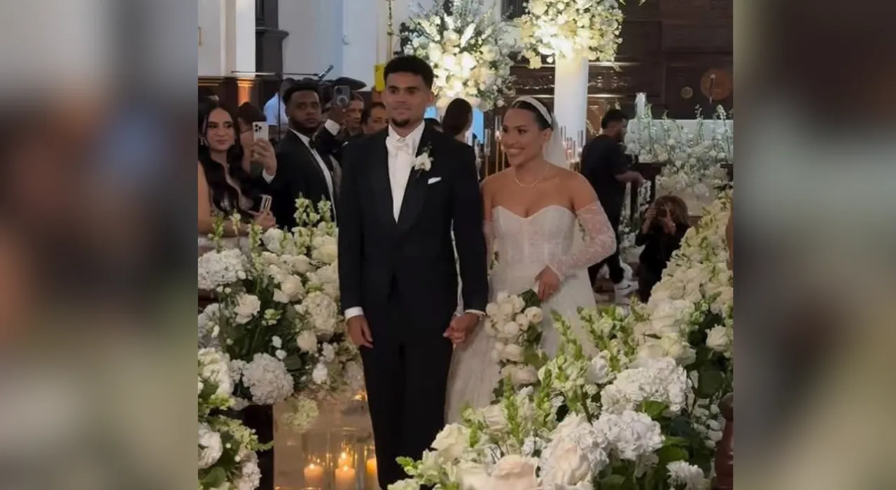 Luis Díaz celebró su matrimonio Luis Díaz y Geraldine Ponce se dieron el sí en el altar: detalles de la boda